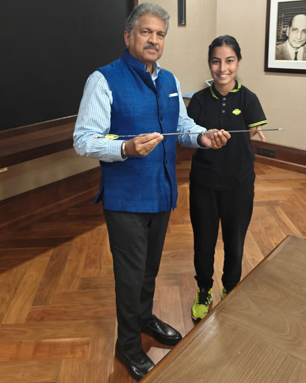 Anand Mahindra Gifted Mahindra Scorpio N SUV To Archer Sheetal Devi