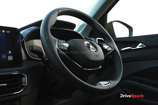 skoda kylaq steering wheeel