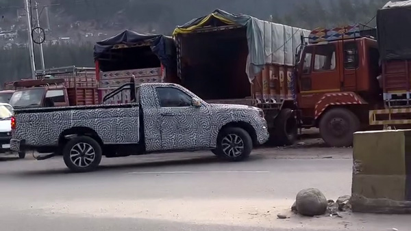 mahindra scorpio n pickup truck spotted testing mahindra scorpio n pickup truck spotted testing