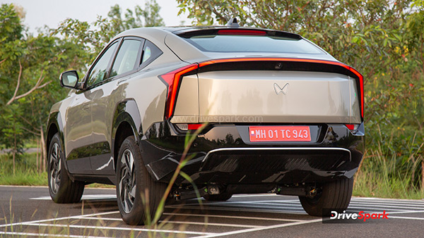 mahindra xev 9e rear profile