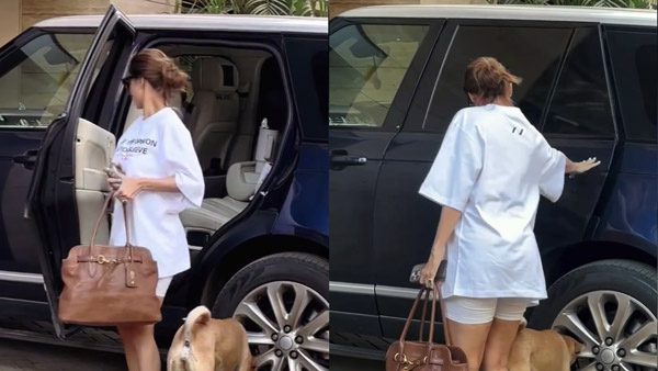 Bollywood Actress Malaika Arora Spotted In Range Rover Luxury SUV