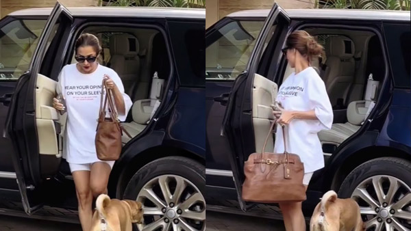 Bollywood Actress Malaika Arora Spotted In Range Rover Luxury SUV