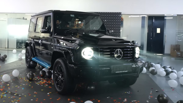 YouTuber Sourav Joshi Buys Mercedes G-Wagen Electric SUV Worth Rs 3 Crore