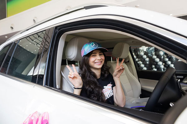 Bollywood Actress Zahrah Khan Buys New Mercedes Benz GLS Luxury SUV
