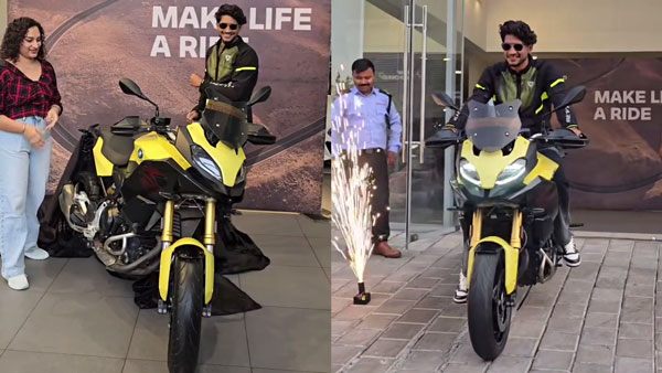 bb winner akhil marar bmw bike