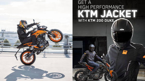 KTM 200 Duke Customers Now Get Free Riding Jacket
