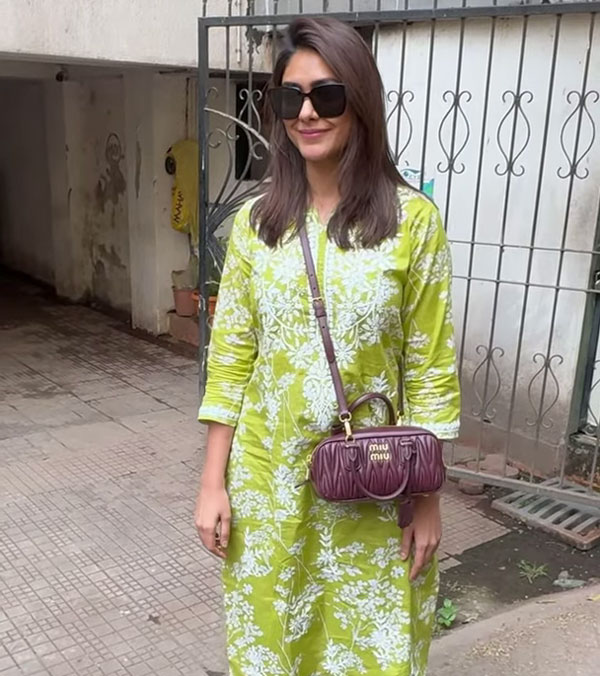 Actress Mrunal Thakur Spotted In Mercedes-Benz S-Class Luxury Sedan