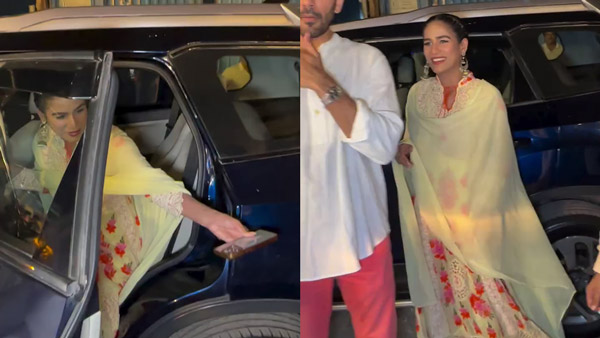 poonam pandey spotted in tata safari