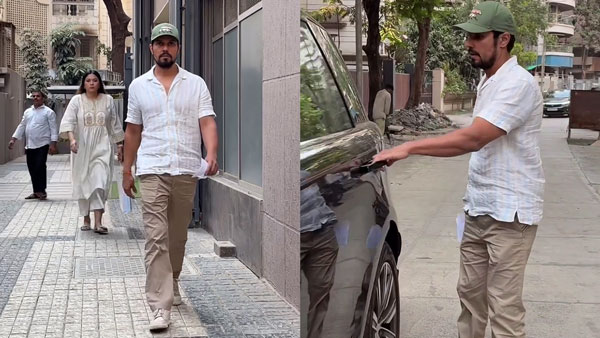 randeep hooda spotted with range rover
