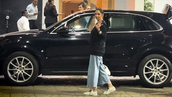 sania mirza porsche cayenne gts