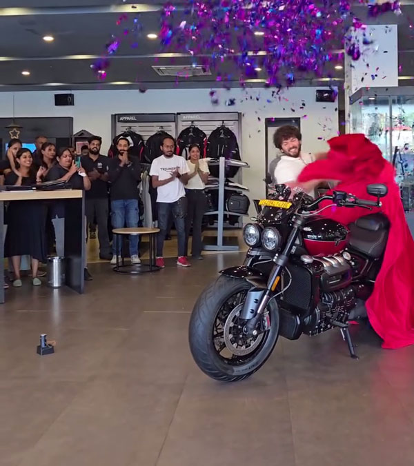 Youtuber Basheer Bashi Buys New Triumph Rocket 3 Storm GT Worth Rs 27 Lakhs