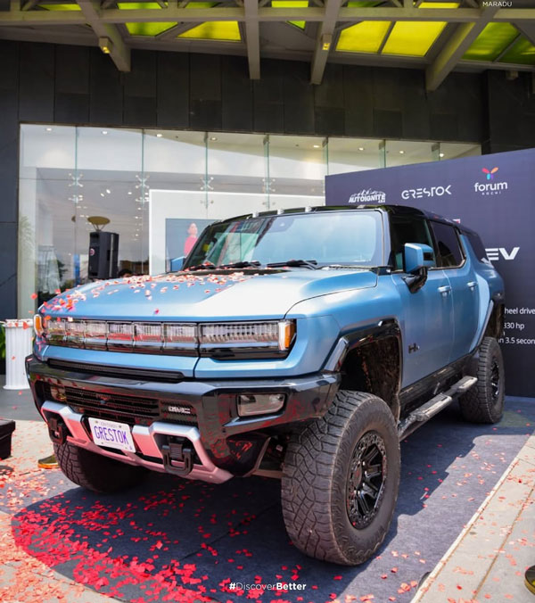 hummer ev imported from Canada to kerala