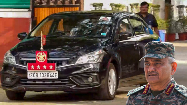 chief of defense staff anil chauhans car