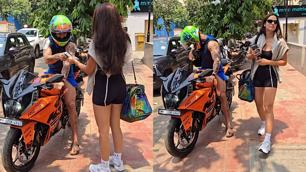 natasa stankovic best friend spotted in ktm rc 200 natasa stankovic best friend spotted in ktm rc 200