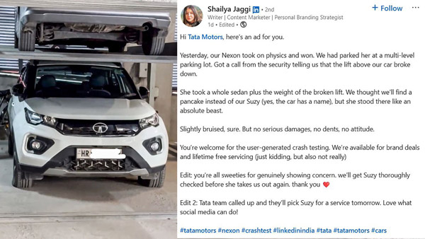 owner praises tata nexon build quality