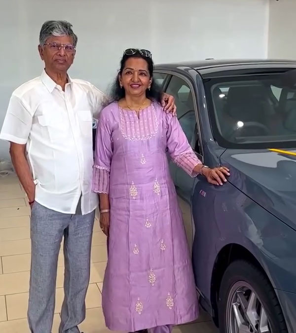 vijays father bought bmw on wedding anniversary