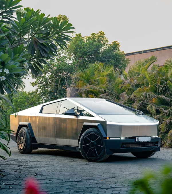 tesla cybertruck imported to india spotted