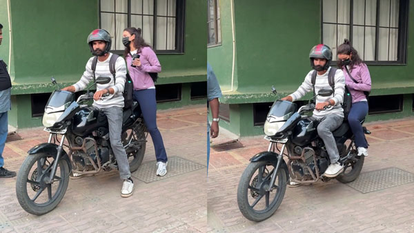 tripti dimri uses bike taxI