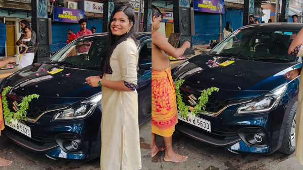 big boss fame nandana buys baleno big boss fame nandana buys baleno