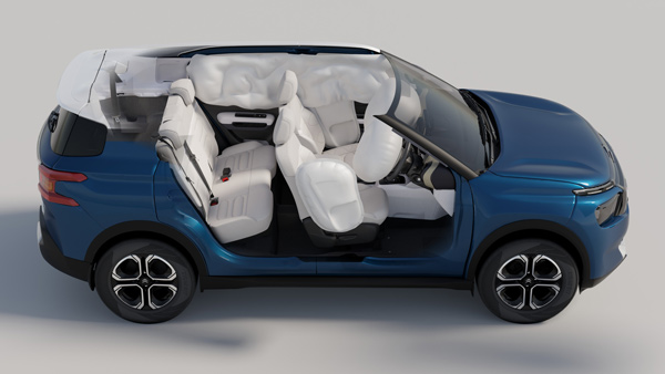 citroen aircross suv airbags