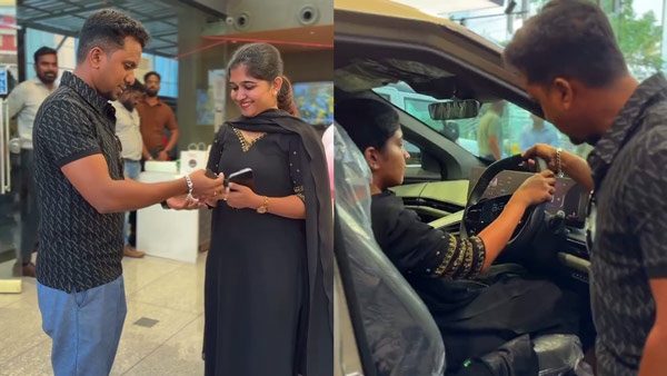Husband Gifted Wife A Mahindra BE 6 Electric SUV On Her Birthday Viral Video Husband Gifted Wife A Mahindra BE 6 Electric SUV On Her Birthday Viral Video