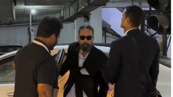 kamal haasan spotted in mercedes benz s-class