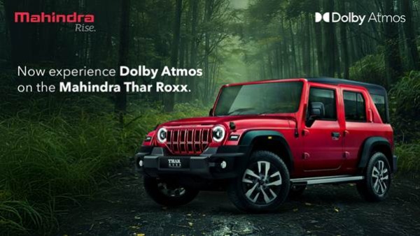 Mahindra Thar ROXX 5-Door Now Gets Dolby Atmos Spatial Audio Feature Mahindra Thar ROXX 5-Door Now Gets Dolby Atmos Spatial Audio Feature