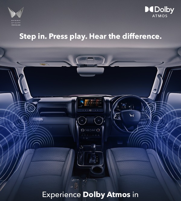 Mahindra Thar ROXX 5-Door Now Gets Dolby Atmos Spatial Audio Feature Mahindra Thar ROXX 5-Door Now Gets Dolby Atmos Spatial Audio Feature