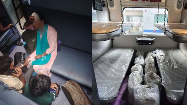 middle berth collapses passenger suffers head injury