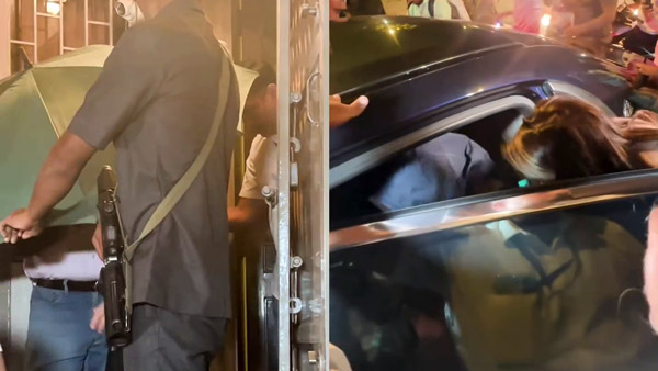 shah rukh khan spotted in s-class