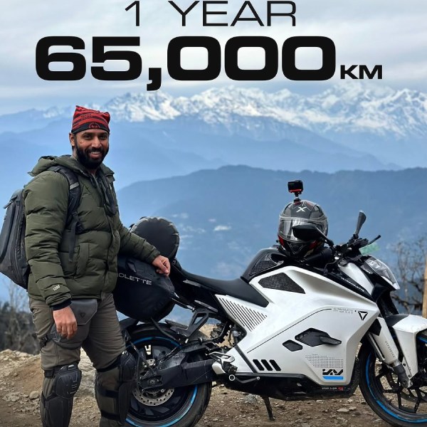 ultraviolette owner long trip