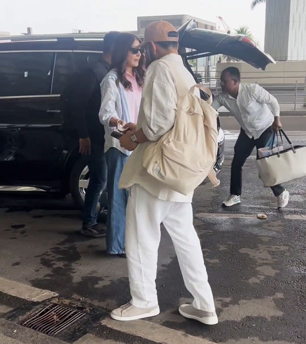 Virat Kohli Spotted In Mercedes-Maybach GLS 600 SUV With Anushka Sharma