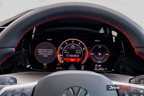 volkswagen golf gti review instrument cluster