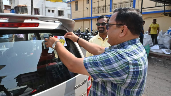 why e sticker pasted on cars