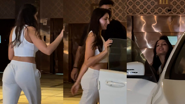 nora fatehi spotted in cla 200