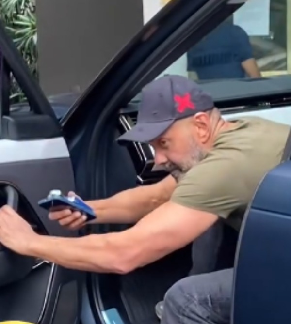 Jana Nayagan Villan Bobby Deol Spotted In Range Rover Sport SV Luxury SUV Jana Nayagan Villan Bobby Deol Spotted In Range Rover Sport SV Luxury SUV