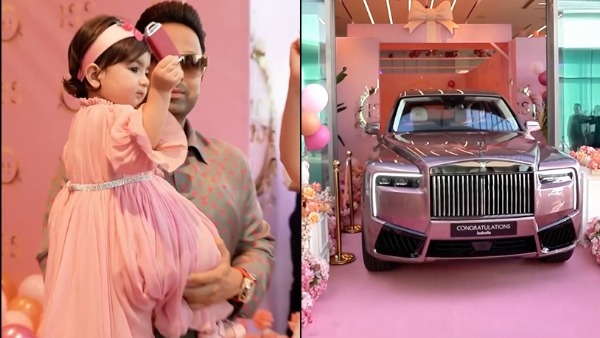 father gifted rolls Royce Cullinan to daughter