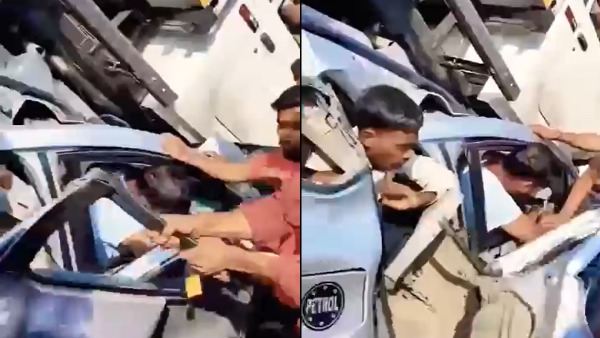 Renault triber crashed Renault triber crashed