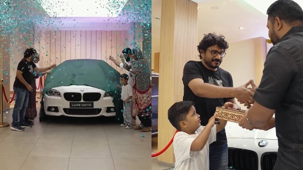 afsal ismail sisters son buys bmw 5 series sedan