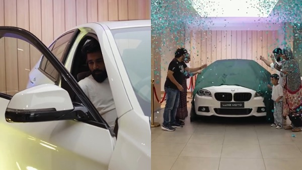 afsal ismail sisters son buys bmw 5 series sedan