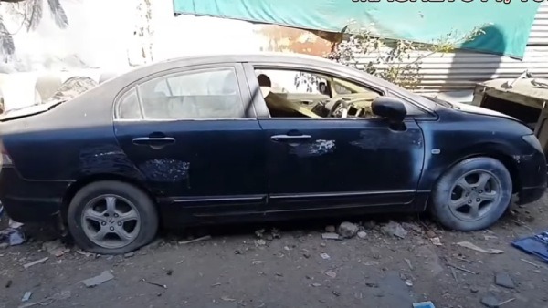 honda civic modified into lamborghini