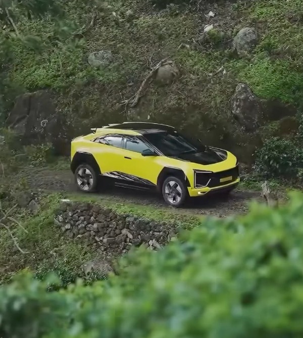 Mahindra BE 6 Electric SUV With Yellow Wrap Goes Viral