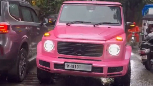 orry pink colour mercedes g-wagen