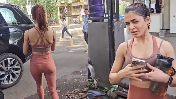 Actress Samantha Angry At Media Before Getting On Her Range Rover Vogue Luxury SUV