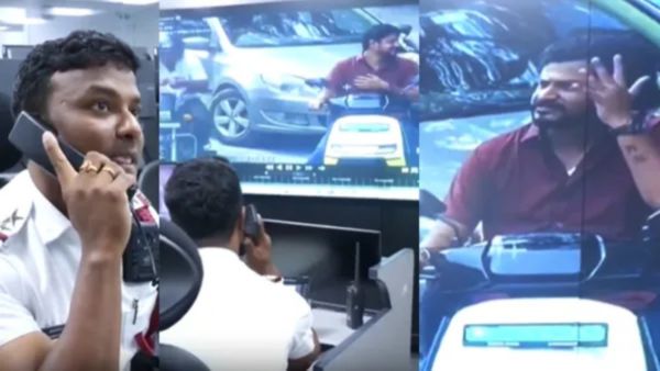 shivamogga police helmet less rider spot fine