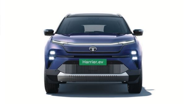 tata harrier ev front