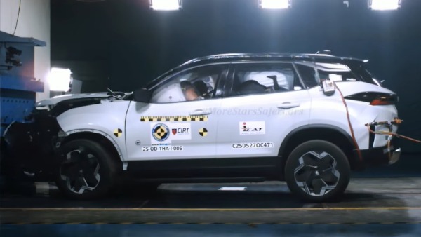 Tata Harrier EV Receives 5-Star Safety Rating In Bharat NCAP Crash Test