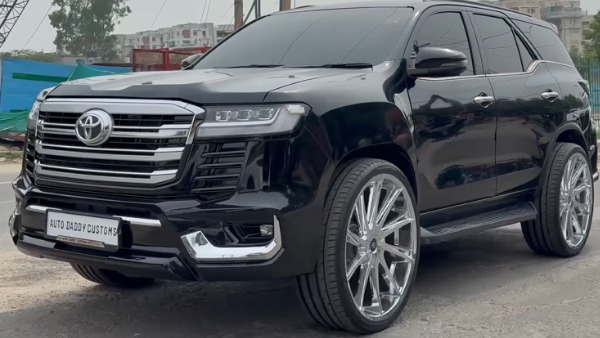 Toyota fortuner converted to lc 300