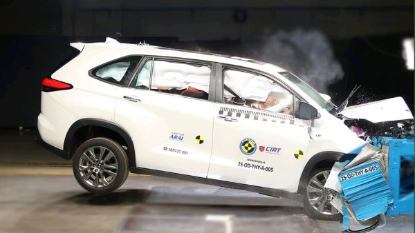 Toyota Innova Hycross Scores 5-Star Safety Rating In BNCAP Crash Test