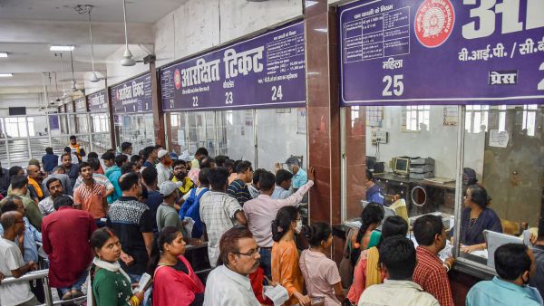 train ticket booking counter
